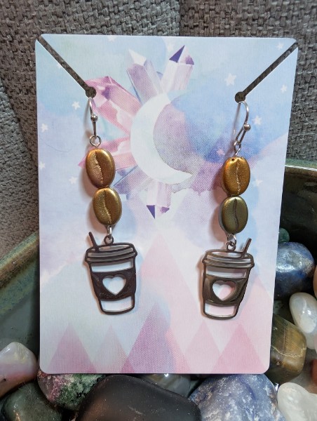 Handmade nature-inspired earrings